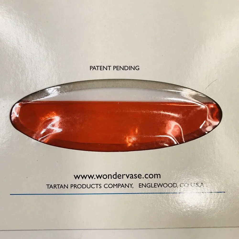 Wonder Vase, Reusable Flower Vase Shape & Reshape, Crystal Red Tint